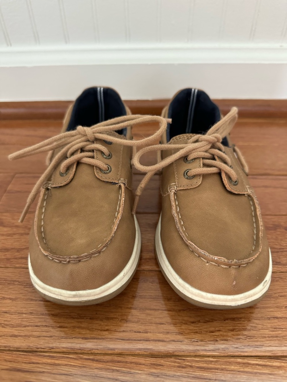 Boy’s Nautica Boat Shoe Loafer in Tan